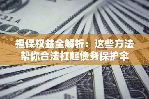 武汉担保权益全解析：这些方法帮你合法扛起债务保护伞
