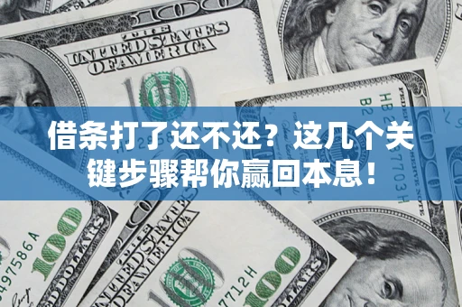 武汉借条打了还不还？这几个关键步骤帮你赢回本息！