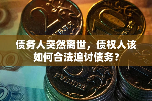 武汉债务人突然离世，债权人该如何合法追讨债务？