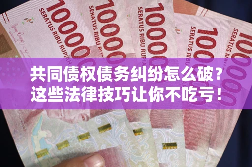 武汉共同债权债务纠纷怎么破？这些法律技巧让你不吃亏！