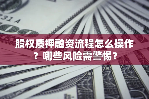 武汉股权质押融资流程怎么操作？哪些风险需警惕？