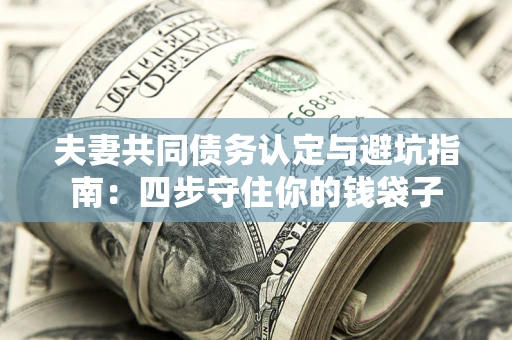 武汉夫妻共同债务认定与避坑指南：四步守住你的钱袋子
