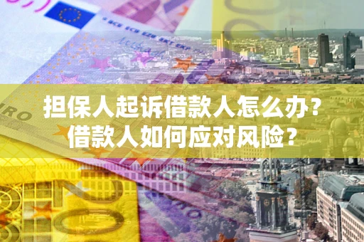 武汉担保人起诉借款人怎么办？借款人如何应对风险？