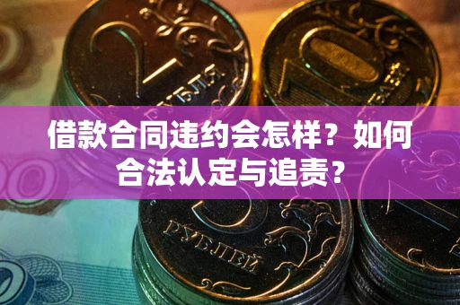 武汉借款合同违约会怎样？如何合法认定与追责？