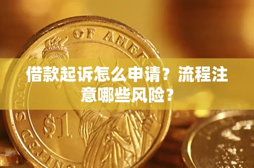 武汉借款起诉怎么申请？流程注意哪些风险？
