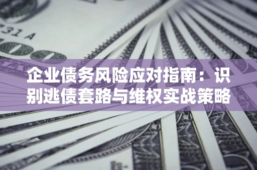 武汉企业债务风险应对指南：识别逃债套路与维权实战策略