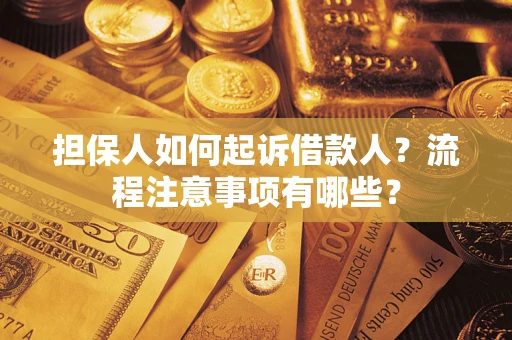武汉担保人如何起诉借款人？流程注意事项有哪些？